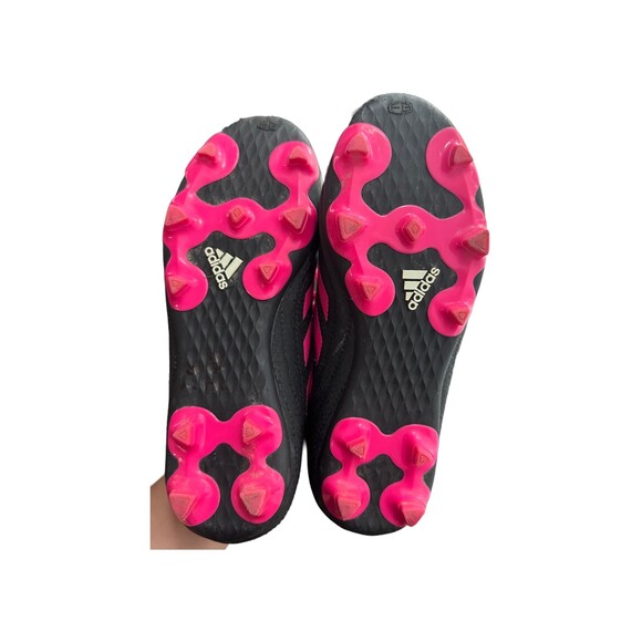 Adidas Boy Child Goletto Vi Firm Ground Shoe Pink Black Size 1Y - Picture 6 of 6